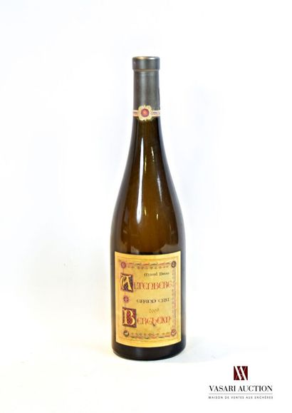 null 1 bouteille	ALTENBERG de BERGHEIM GC mise Marcel Deiss		2009

	Et. fane et tachée....