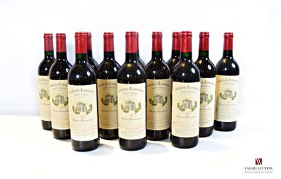 null 12 bouteilles	Château LANESSAN	Haut Médoc	1995

	Et.: 9 impeccables, 3 légèrement...
