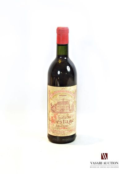 null 1 bouteille	Château LESTAGE	Listrac CBS	1959

	Et. fanée et tachée. N : bas...