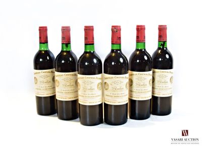 null 6 bouteilles	Château CHEVAL BLANC	St Emilion 1er GCC	1974

	Et. un peu tachées....