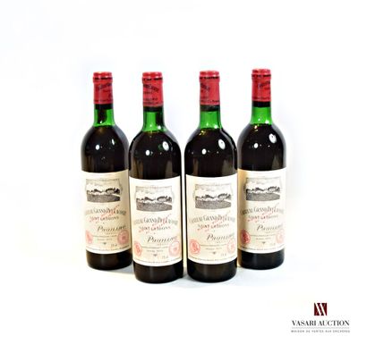 4 bouteilles	Château GRAND PUY LACOSTE	Pauillac...