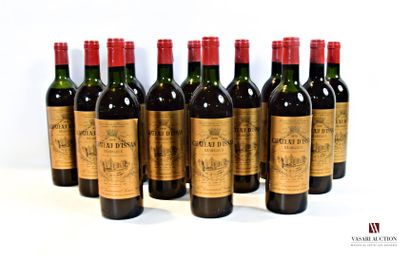 null 12 bouteilles	Château d'ISSAN	Margaux GCC	1978

	Et. un peu fanées. N : 3 tout...