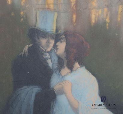 null BALESTRIERI Lionello (1872-1958), d'après

Le baiser

Deux aquatintes en couleurs...