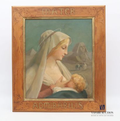 POUBLAN Henri (1871-1931) 

Vierge à l'Enfant...