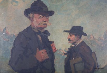 null FORTUNEY

Portrait of Godchaux and Ben in Luchon

Oil on canvas

Signed on the...