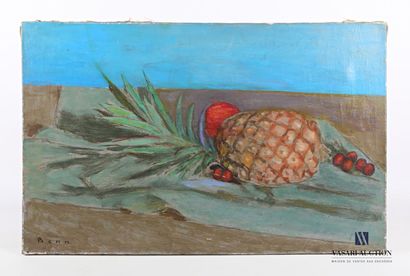 null RABINOWICZ Bençion Dit BENN (1905-1989)

Pineapple lying down

Oil on canvas...