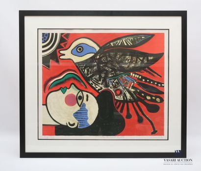 null CORNEILLE (1922-2010)

L'oiseau en habit de fête

Lithographie en couleurs

Epreuve...