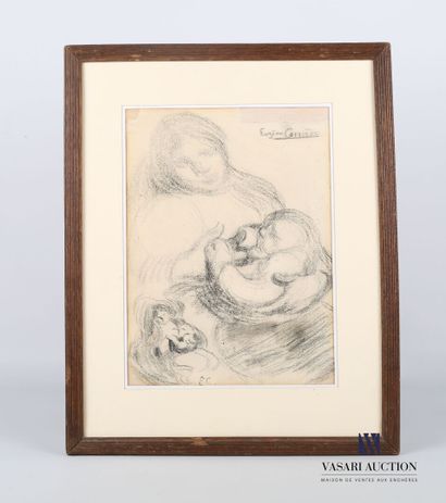 null CARRIERE Eugène (1849-1906)

Maternity

Charcoal on paper

Monogrammed at the...