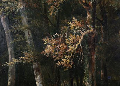 null MARIONNEAU Charles-Claude (1823-1896)

Femme en bordure de forêt

Huile sur...