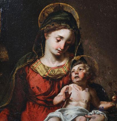 null Italian school of the 19th century

Virgin and Child

Oil on copper

(jumps...