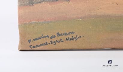 null DE BUZON Frédéric Marius (1879-1958)

Paysage Kabyle, Taourirt Ighil en Kabylie

Huile...
