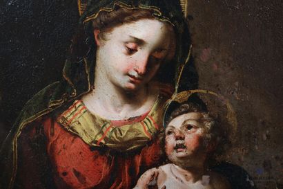 null École italienne du XIXème siècle

Vierge à l'Enfant

Huile sur cuivre

(sauts...