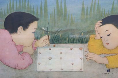 null MAI Trung Thu (1906-1980) 

Le jeu

Estampe sur papier

Dim. sujet : 21 x 92...