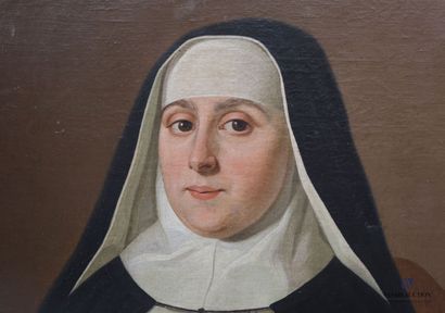 null French school end of XVIIth century

Portrait of a nun of the Sacred Heart

Oil...