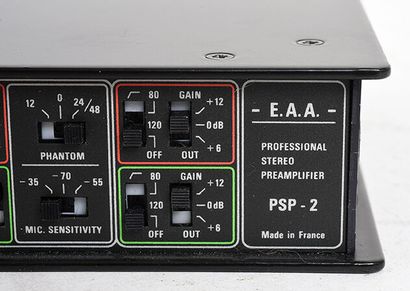 null Preampli E.A.A Professional Stereo Preamplifier PSP-2 noir

Très bon état. Sans...