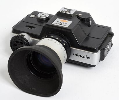 null Boitier argentique noir Minolta 110 Zoom SLR avec objectif zoom Rokkor Minolta...