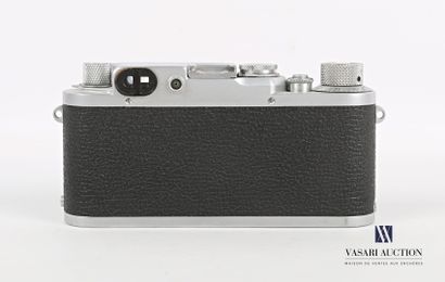 null Boitier argentique chromé Leica IIf ? Avec objectif Ernst Leitz Wetzlar Summaron...
