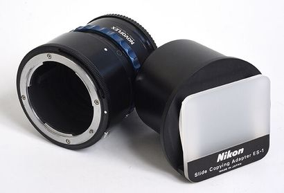 null Slide Copying Adapter ES-1 Nikon + Novoflex extension ring for Nikon (Reprodia)

Very...
