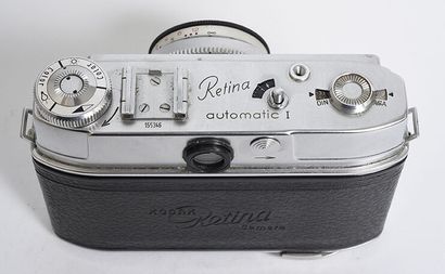 null Boitier argentique chromé Kodak Retina Automatic I avec objectif Schneider Kreuznach...