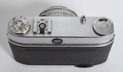 null Boitier argentique chromé Kodak Retinette IA, avec objectif Schneider Kreuznach...