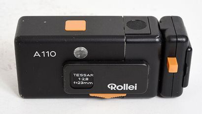 null Boitier argentique compact Rollei A110, couleur noire avec 23mm f/2,8

Bon état,...