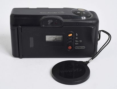 null Boitier argentique compact plastique noir Canon Prima Zoom 105 + objectif zoom...