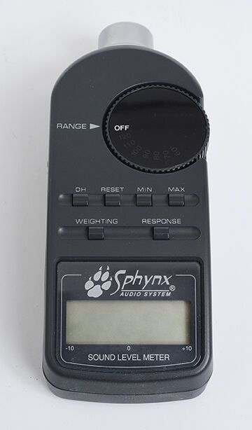 null Testeur niveau sonore SPHYNX Audio System Sound level meter + étui

Très bon...