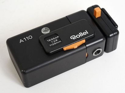 null Boitier argentique compact Rollei A110, couleur noire avec 23mm f/2,8

Bon état,...