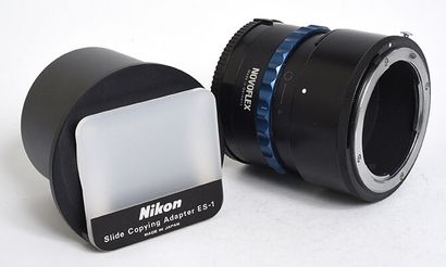 null Slide Copying Adapter ES-1 Nikon + bague allonge Novoflex pour Nikon (Reprodia)

Très...