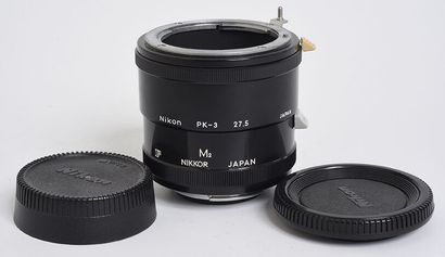 null Two Nikon PK-3 - 27.5 and Nikkor F M2 extension rings and 2 caps

Very good...