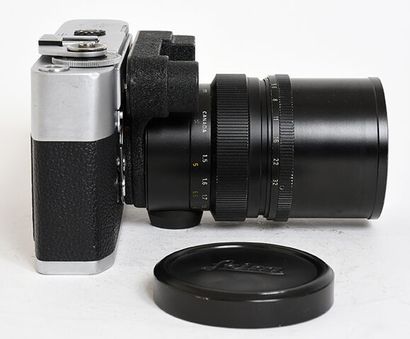 null Boitier argentique chromé Leica Wetzlar type Rangefinder + objectif Leitz Canada...