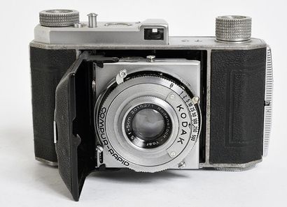 null Boitier argentique type folding chromé Kodak Retina, avec objectif Rodenstock...