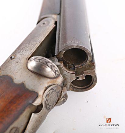 null Fusil de chasse hammerless stéphanois calibre 16-65, canons juxtaposés de 68,5...