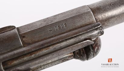 null Regulation revolver model 1873 caliber 11 mm, barrel of 11,5 cm, marked on the...