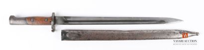 null Bayonet Mauser "export" model 1924 long, blade of 38,4 cm, with throat and counter-edge...