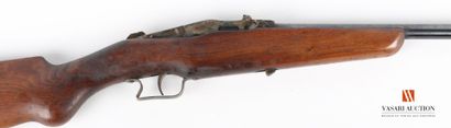 null Carabine de chasse mono coup calibre 14 mm (32/65), canon bronzé de 65 cm, mécanisme...