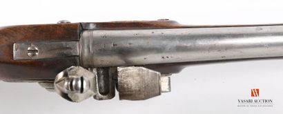 null Flintlock pommel pistol, Russian regulation model, 125 mm flat-body lock, signed...