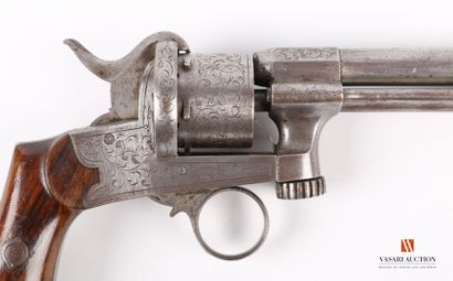  Revolver à broche double action « pour officier », modèle à système calibre 7 mm,...