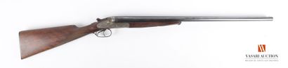 null Shotgun with plates A.W. WOLF Suhl, plates engraved hand of ducks and pheasants...