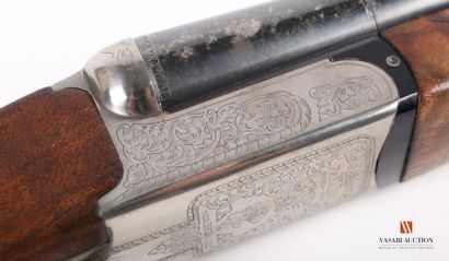 null FABARM shotgun model Beta Lux caliber 12/70, 71 cm side-by-side barrels, engraved...