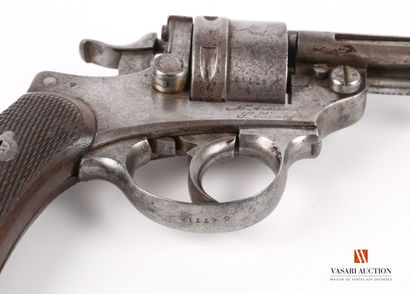 null Regulation revolver model 1873 caliber 11 mm, barrel of 11,5 cm, marked on the...