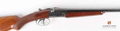 null Shotgun ROBUST Manufrance model n°222 caliber 16/70, juxtaposed chromed barrels...