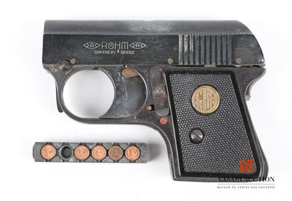  Pistolet d'alarme RÖHM modèle EM-GE Startpistole Modell2, calibre 6 mm à blanc,...