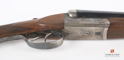 null Shotgun hammerless craftsman of Liège caliber 16/65, juxtaposed barrels mirror...