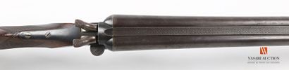 null Folding shotgun gauge 14 mm-65, central percussion by external hammers, juxtaposed...