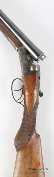 null Fusil de chasse hammerless artisan liégeois calibre 16/65, canons juxtaposés...