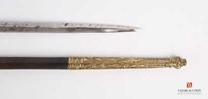 null Sword of officer of the Engineers model 1872, brass mounting chased with a branch,...