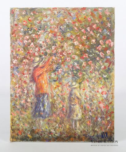 null GIRAUDEAU Claude (XXth century)

Rose picking 

Oil on canvas 

Signed lower...
