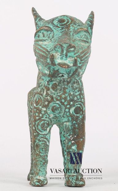 null AFRIQUE

Sujet en bronze représentant une panthère, la queue sur le dos.

(oxydations)

Haut....