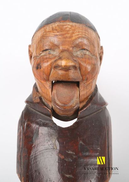 null Nutcracker in carved wood representing an abbot 

(wears and small lack)

Height...